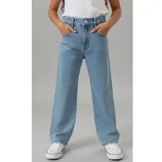 Calça Infantil Menina Wide Leg Moda Infantil Calça Jeans Infantil