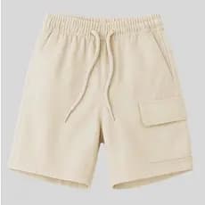 Short Infantil Bege