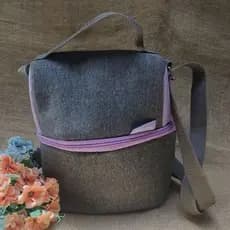 Frasqueira Mamãe e Bebê Natura / Bolsa auxiliar