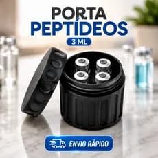 Porta Peptídeos 3ml Porta 4 Ampolas Organizador Compacto Transporte Emagrecimento