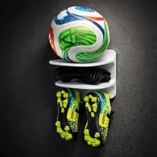 Suporte 3 Em 1 - Bola, Chuteira E Caneleira - Premium / Futebol Society bola jogo time bola torcida
