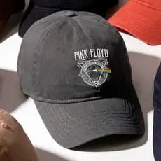 Boné Aba Curva Floyd Dark Side of the Moon Unissex Ajustável Streetwear Bege