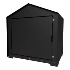 Casinha Tronqueira 35x35x25 Para Exu E Pomba Gira Lisa Preta