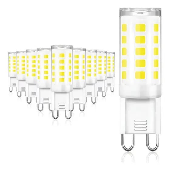 Kit 10 Lâmpada Led G9 5w Halopim Para Lustre e arandela