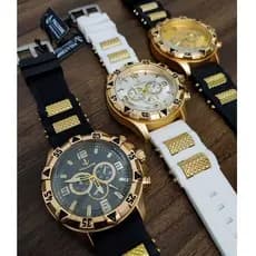 Relógio Masculino FlexTime - Pulseira de Borracha - Casual