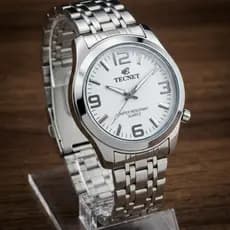 Relógio Masculino Tecnet Shark - 511CH - Aço Inox - Social - 40mm - Resistente à Água