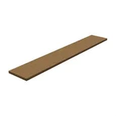 1 Prateleira Freijó 80X15 Com Suporte Flutuante Mdf  Organizadora Decoração Cozinha Quarto Banheiro