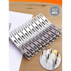 Kit 10 a 50 Grampos Prendedores De Roupa 100% Aço Inox Super Resistentes Kolling Sell