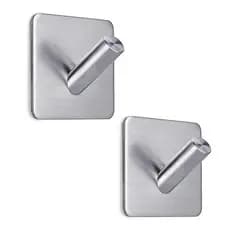 Gancho De Parede Aço Inox Auto Adesivo 2 unidades Kolling Sell