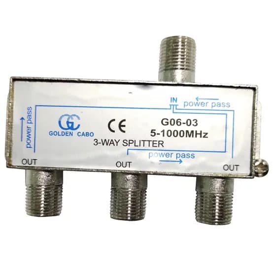 Divisor Antena Tv 3 Saídas 5-1000mhz Tv Digital