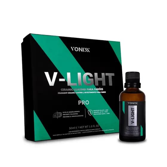 V-Light Pro Ceramic Coating para Faróis 50ml  Vonixx