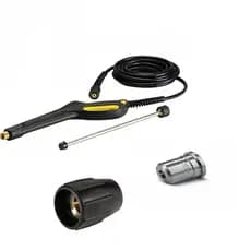 KIT PISTOLA COM MANGUEIRA LANÇA 400MM BICO 25038 E PORCA CAPA COMPATIVEL KARCHER HD585
