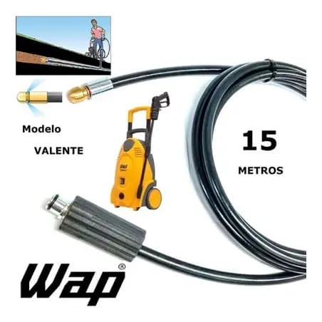 Mangueira Para Desentupidor Esgoto15 Metros - Wap Valente