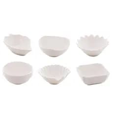 Mini Petisqueira Bowl de Porcelana Formatos Variados