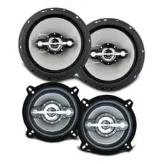 Kit 4 Alto Falante Som Automotivo Carro 6 E 5 Leson 280w
