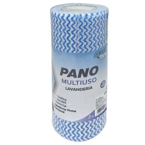 Rolo Pano Multiuso Uso Domestico Limpeza Lavabo Cozinha 100 Folhas Absorvente Resistente