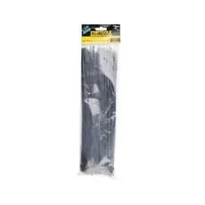 Abraçadeira Nylon Duravel Resistente Amarração Organização 30cm X 3 6mm 100 Unidades Preto