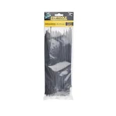 Abraçadeira Nylon Resistente Duravel Facil Aplicacao Organizacao Fixacao 20cm X 36mm 100 Pecas Preta
