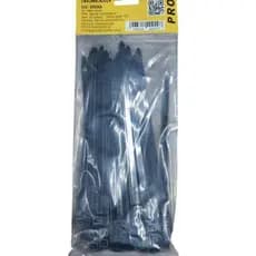 Abraçadeira Nylon Resistente Duravel Facil Uso Organizacao Fixacao 20cm X 76mm 50 Pecas Preta