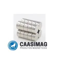 Conjunto de 5 Ímãs de Neodímio 13x5mm: Força Magnética Surpreendente em Cada Peça!