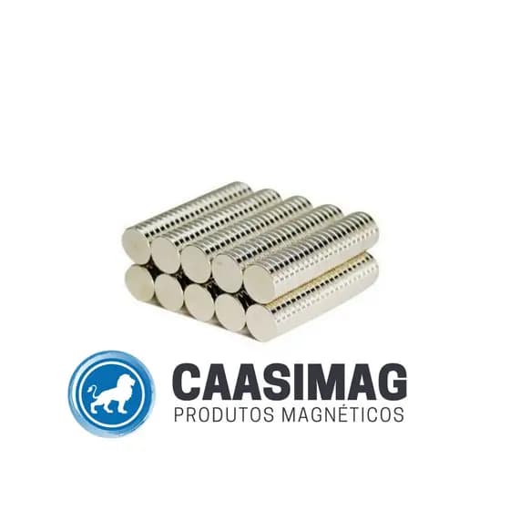 Neodimio Ø14x1,5mm 10 peças