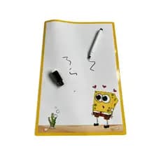 Lousa Magnética Planner Lembrete BOB ESPONJA  Anotações Recados Quadro Branco Geladeira Tamanho 20x28 cm