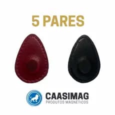 kit 5 Pares magnético para biomagnetismo 2.500 cox-inh Gauss ideal para regiao da cabeça