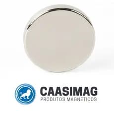 Imã de Neodimio pastilha Ø18x2mm 5 peças!