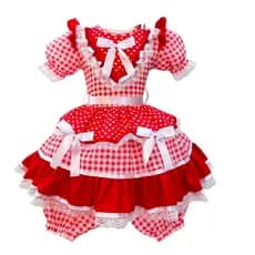 Vestido Junino Caipira Caipirinha Infantil  Menina Festa Junina São João Luxo + Shorts