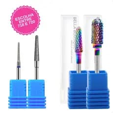 Kit 3 Broca Unha Tungstênio Gel Manicure C/ Diamantada 718 ou 720