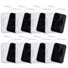 4 ou 16 Uni - Eletrodo Auto Adesivo Fisioterapia 5x9 Cm Eletroestimulação Tens/Fes