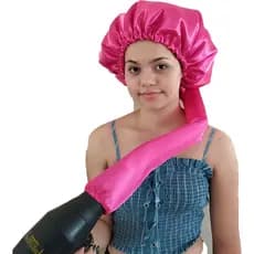 Touca turbante toca difusora+scrunchie varias cores