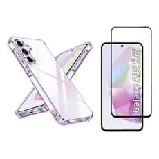 Capa Case Capinha Compatível Com Samsung Galaxy A35 5G + Película 3D Vidro Temperado