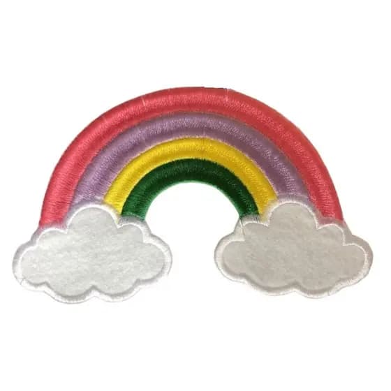 Arco Iris Grande 18 cm Cavalo Marinho Chapeu Boiadeira Cavalo Unicornio Cowboy Diversos Modelo Bordado Termocolante
