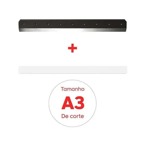Base De Corte Guilhotina Semi-Industrial 400 Folhas + L芒mina