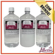 kit Cola Clear 1 kg + Cola Fluffy 1 kg + Ativador para Slime Universal 1000ml Altezza