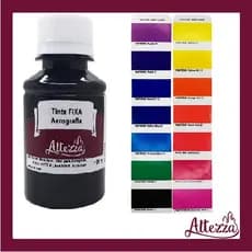 Tinta Aerógrafo Alta Pigmentação 100ml ( F I X A ) 13 Cores