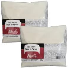 Cola Em Pó 50g Para Papel De Parede Profissional Rende Muito + opções de cola para colar papeis de parede e outros
