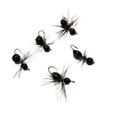 Isca Artificial Formigão Kit Com 4 Iscas Artificiais Anzol #6 Para Pesca De Tilápias Moscas Para Fly Fishing