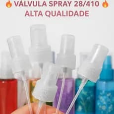 5 Válvula Spray 28/410Ideal para brumas,perfumes, hidratantes,tônicos,água micelar,aromatizadores e cosméticos em geral