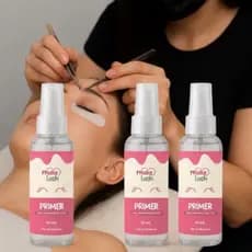 kit 3 Primer Limpador Make lash 60 ml Extensão de Cílios