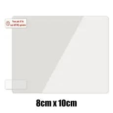 Adesivo Eletrostático Estático para-brisa 10x8cm - parabrisa - colar suporte câmera tabelier dashcam - dvr veicular tag