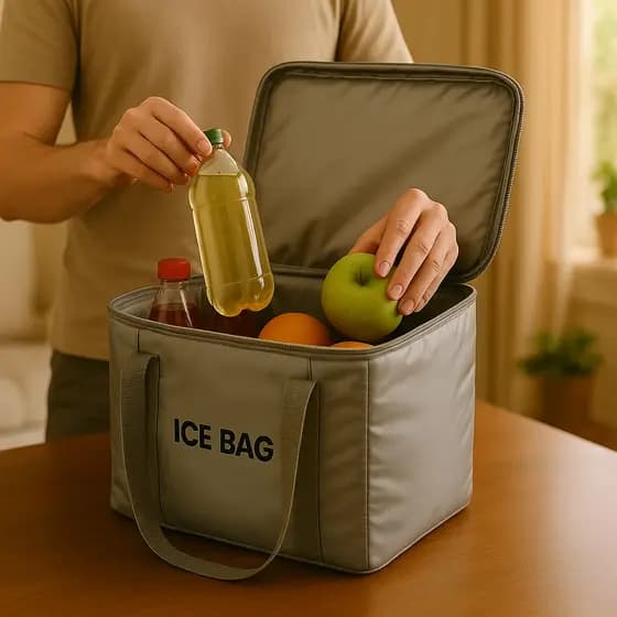 Bolsa Térmica 20 Litros Alimentos Praia Piscina Camping Bebidas Cooler Lancheira Térmico Não Vaza
