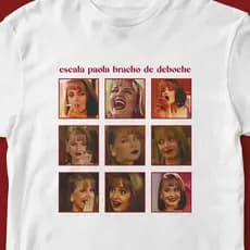 Camiseta Escala Paola Bracho (A Usurpadora) de Algodão Unissex