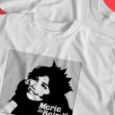 Camiseta Maria do Bairro (Thalia) de Algodão Unissex