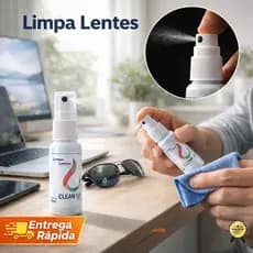 Limpa lentes + Flanela magica de limpeza de óculos de sol e óculos de grau telas celular tv
