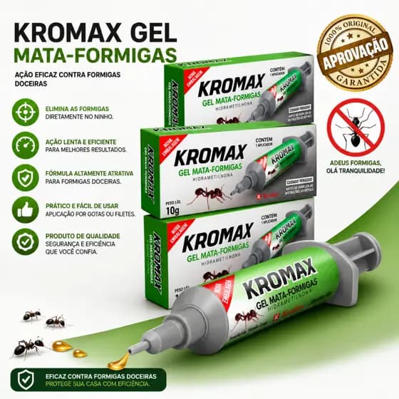 Gel Mata formiga Inseticida Sem Cheiro Poderoso e Profissional Veneno Para Formiga Doceiras Jardim
