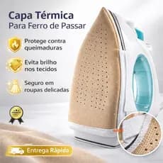Sapata Capa Térmica Anti Brilho Para Ferro Passar Roupa Protetor Universal
