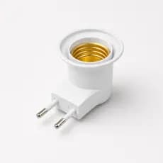 Soquete E27 para Lâmpada com Interruptor Integrado