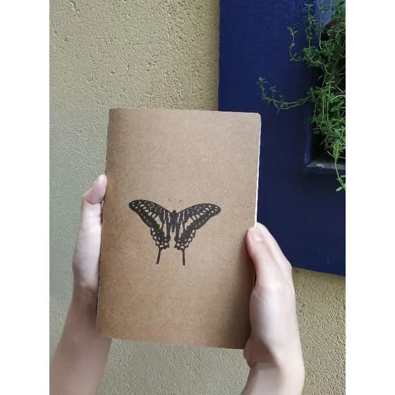 CADERNO PERSONALIZÁVEL A5 para escrita, bullet journal, desenho, diário, planner, agenda, pontilhado, pautado e liso.